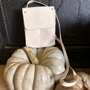 American leather cream color purse